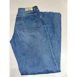 rag & bone Peyton Mid Rise Boot Cut Jeans Light Wash Mild Distressing Sz 30